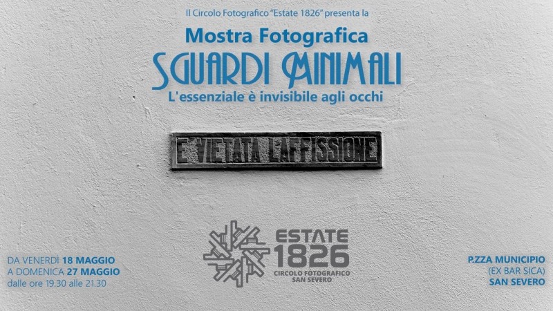 Mostra fotografica - Sguardi minimali